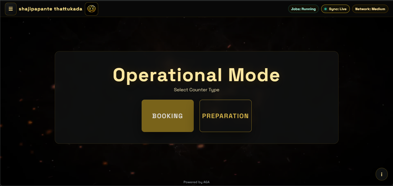 Role selection screen preview